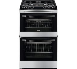 ZANUSSI  ZCG43010XA 55 cm Gas Cooker - Stainless Steel